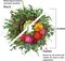 Spring Wreath 24 Inch Spring Wreaths for Front Door Lifelike & Full in Shape Spring